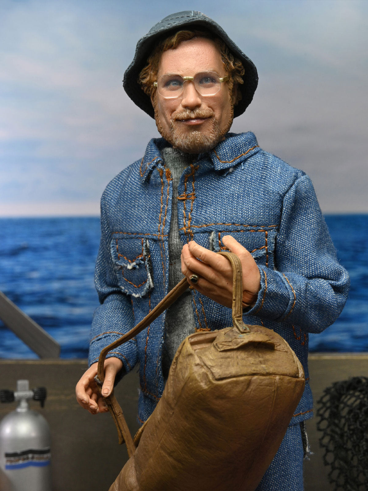 Jaws Matt Hooper 8" Clothed Action Figure Richard Dreyfuss Accessories