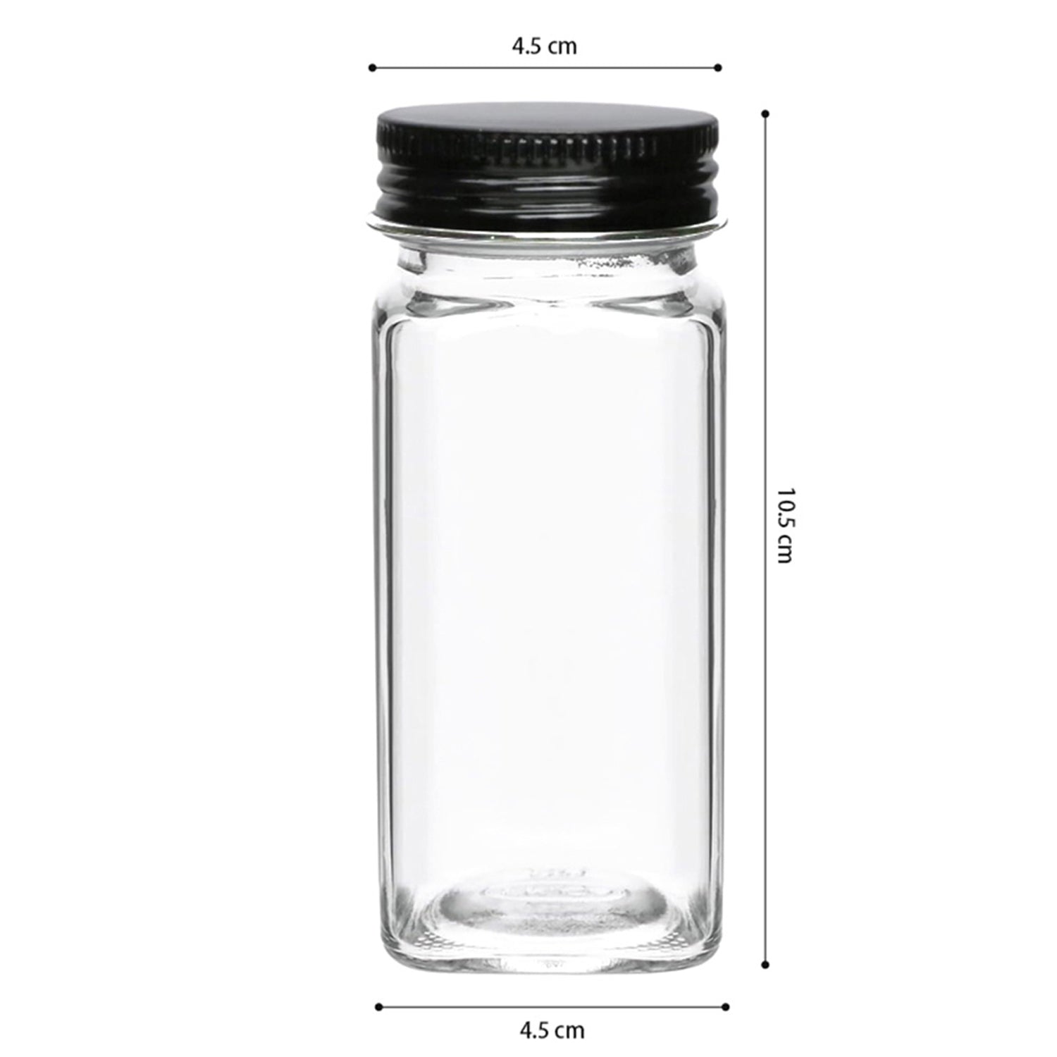 Hivvago 24-Pack 120ml Glass Spice Jars – Airtight Storage with Lids & Labels