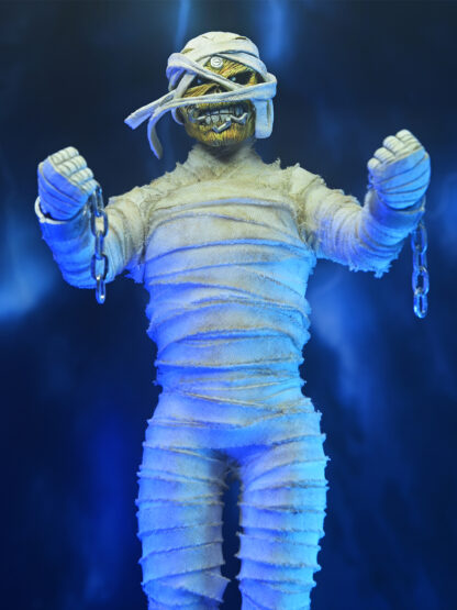 Iron Maiden Eddie Mummy 8" Action Figure Powerslave Anniversary Collectible