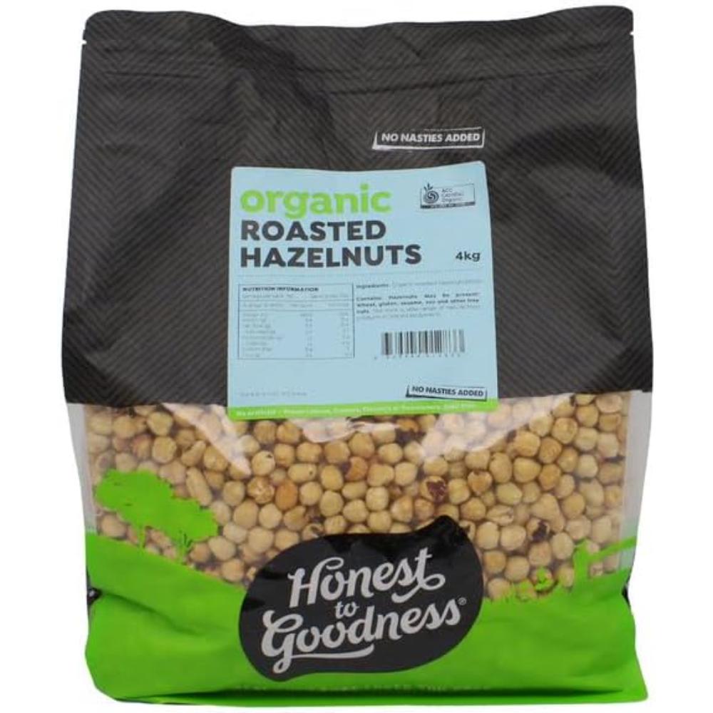 Honest to Goodness Organic Roasted Hazelnuts 4KG