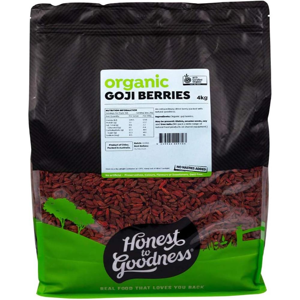 Honest to Goodness Organic Goji Berries, 4 kg