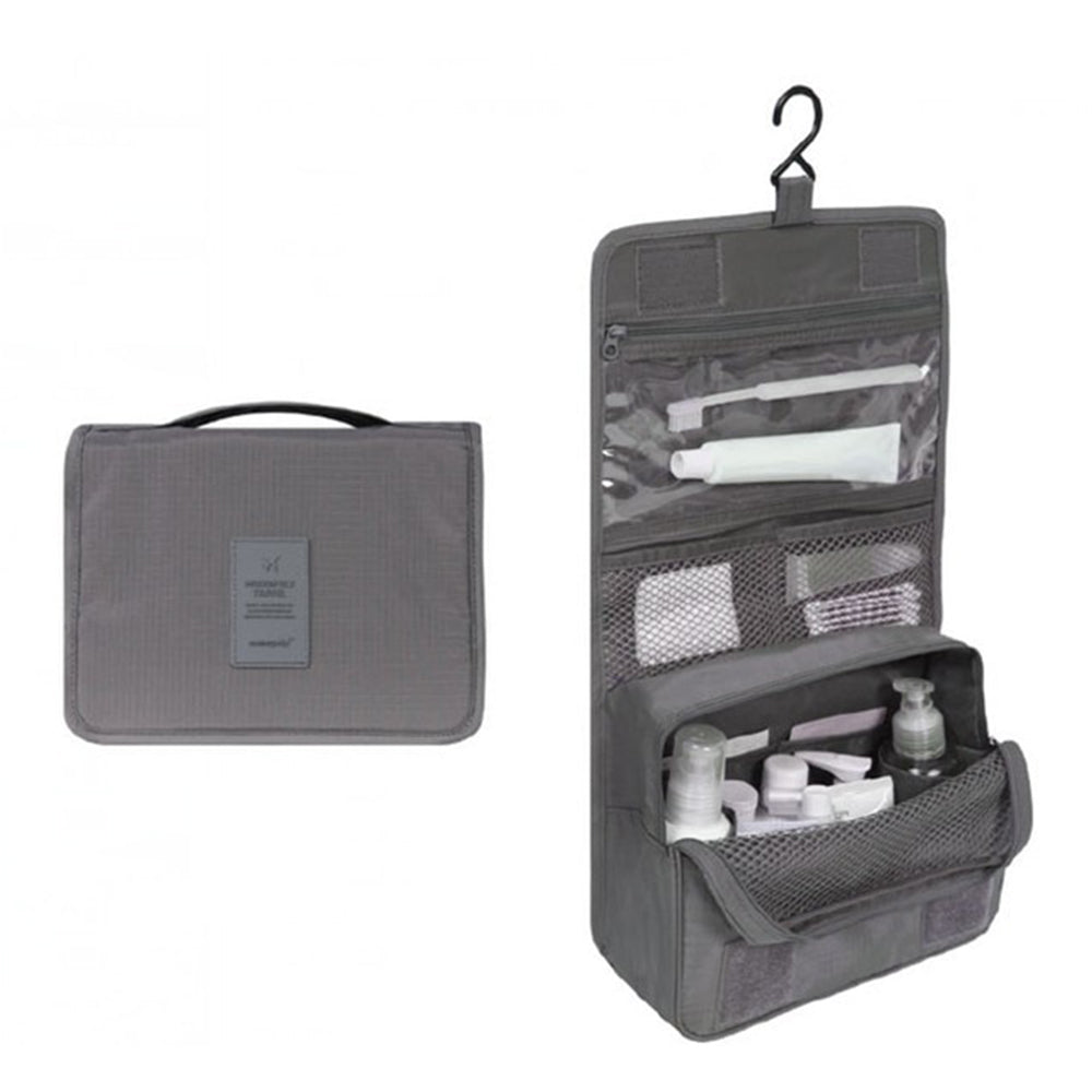 Hanging Travel Toiletry Bag Collapsible Makeup Storage Kit