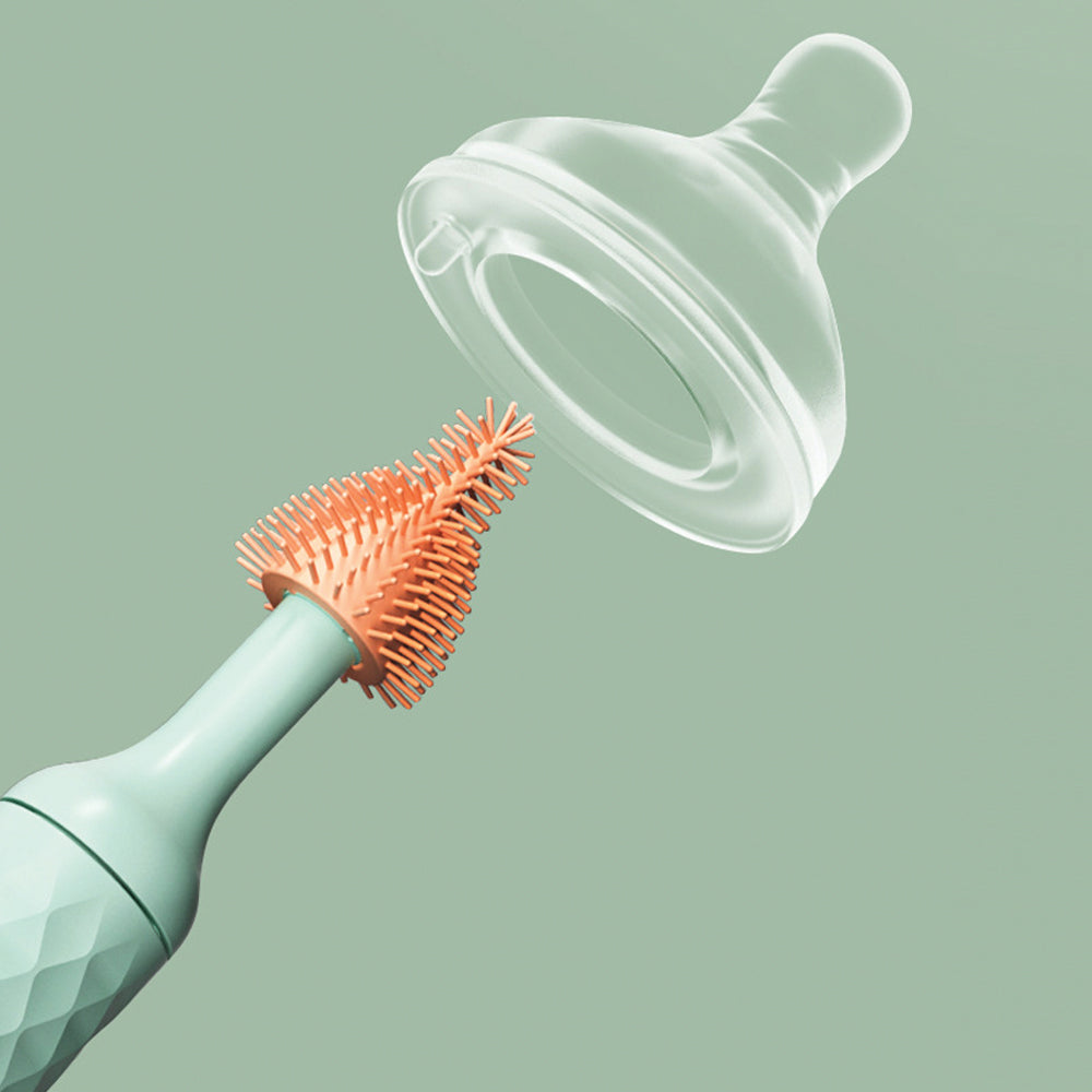 3-in-1 Electric Silicone Cordless Bottle Brush Cleaner USB Rechargeable