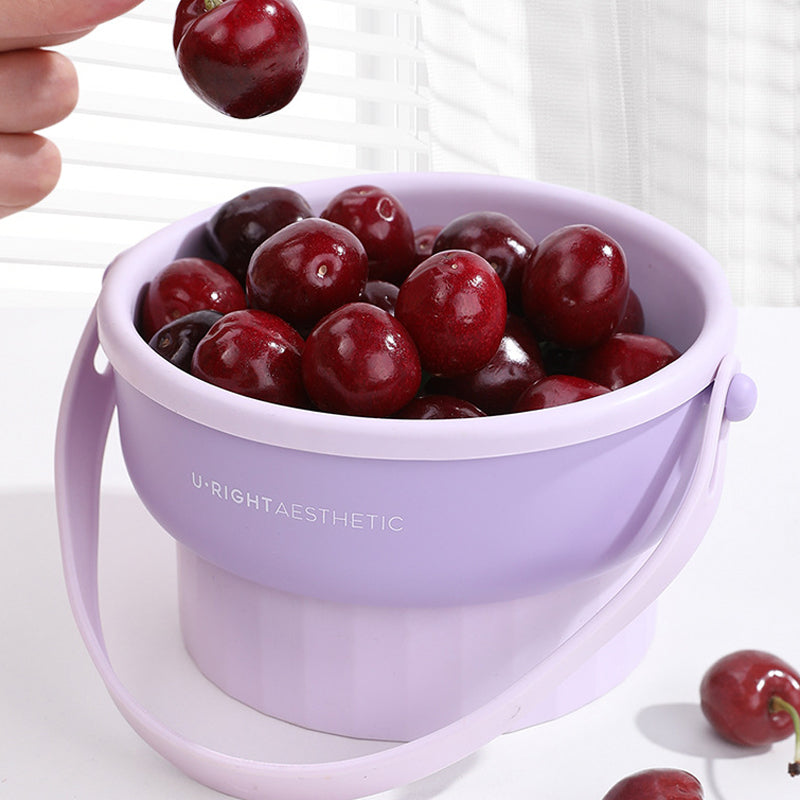 2 in 1 Makeup Brush Silicone Cleaning and Drying Scrubbing Bowl