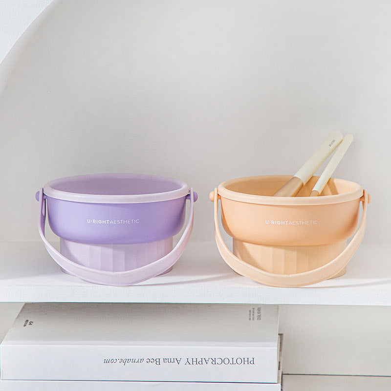 2 in 1 Makeup Brush Silicone Cleaning and Drying Scrubbing Bowl