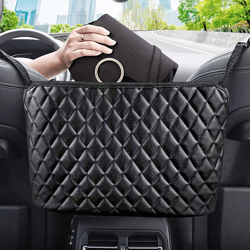 Car Pocket Handbag Holder Center Gap Storage Organizer- Car Accessory