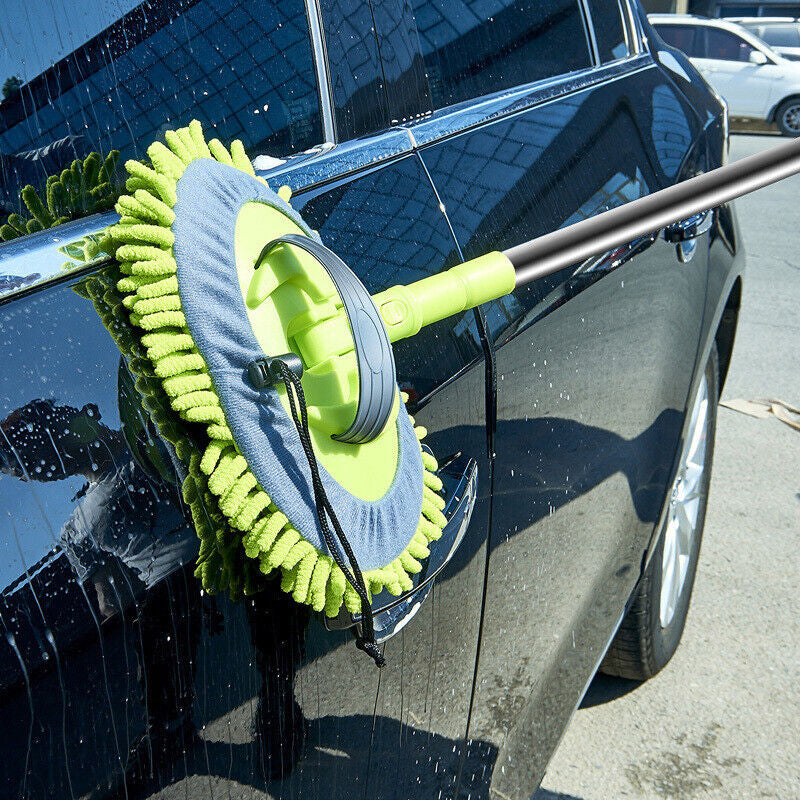 Three Sections Scratch-Free Aluminum Alloy Microfiber Car Washing Mop