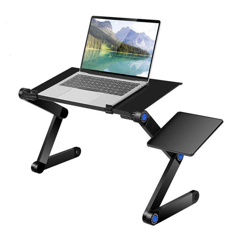 Universal Table Laptop Cooling Stand with Foldable Mouse Pad Holder