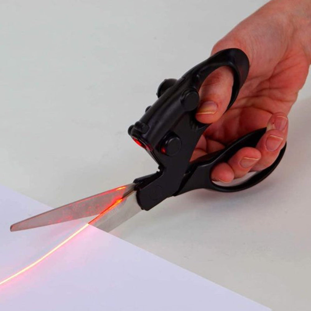 Laser Guided Handcrafting Scissors Straight Cutting Sewing Shears