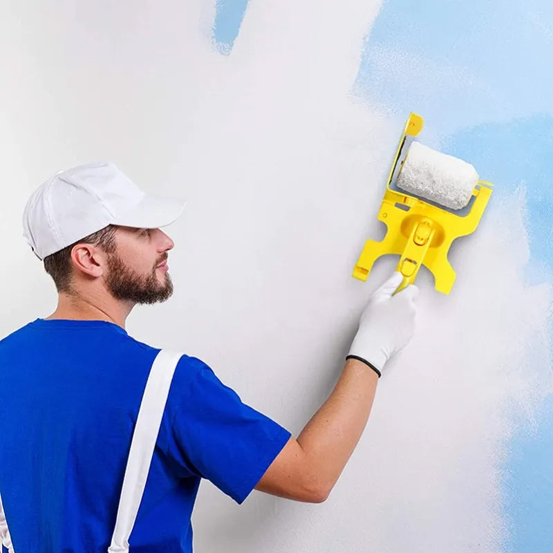 Portable Handheld Clean-Cut Paint Edger Roller Brush for Home Painting