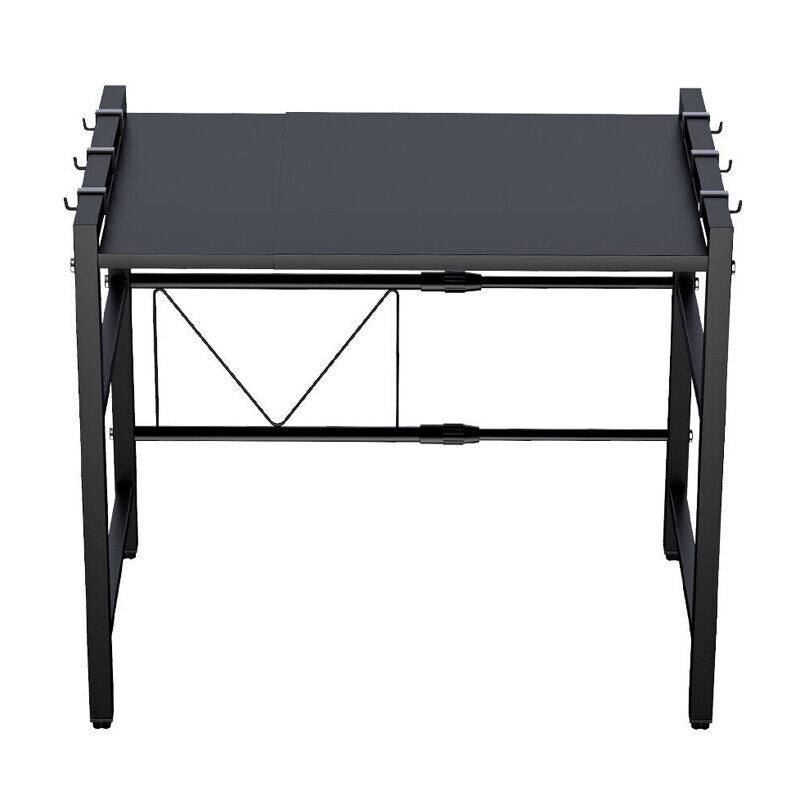 Adjustable Metal Oven Microwave Shelf Kitchen Organiser Storage Rack Holder Set