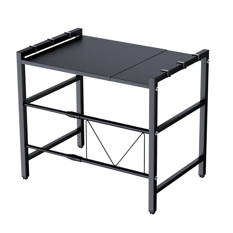 Adjustable Metal Oven Microwave Shelf Kitchen Organiser Storage Rack Holder Set