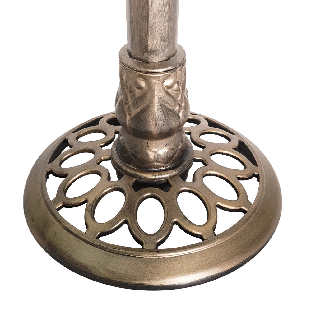 GREENHAVEN Antique Style Resin Outdoor Garden Bird Bath