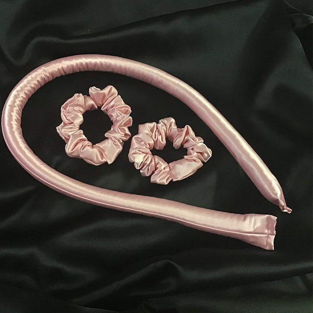 Heatless Lazy Curling Rod Silk Headband Manual Hair Rollers