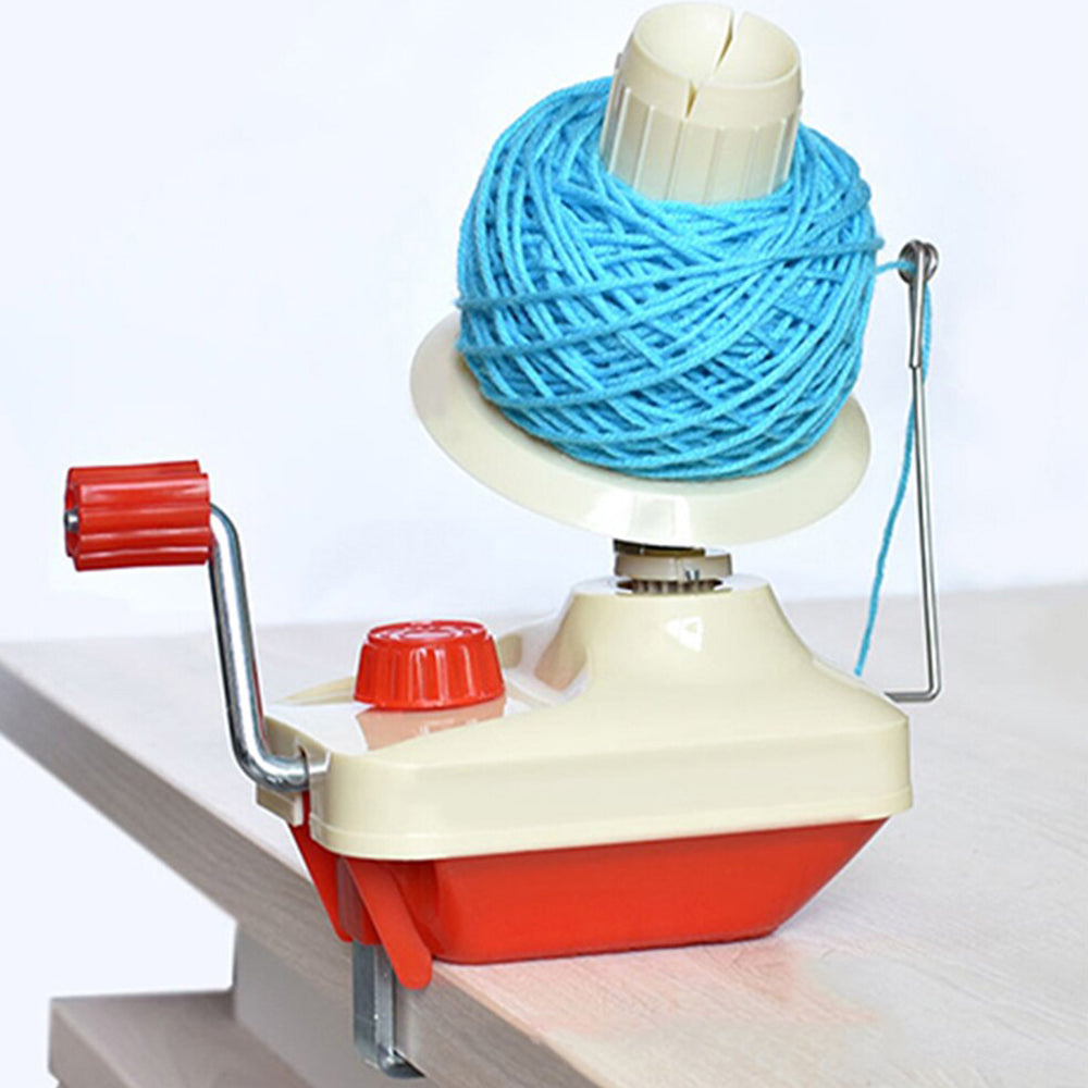 Manually Operated Yarn Winding Machine with Plastic Rod