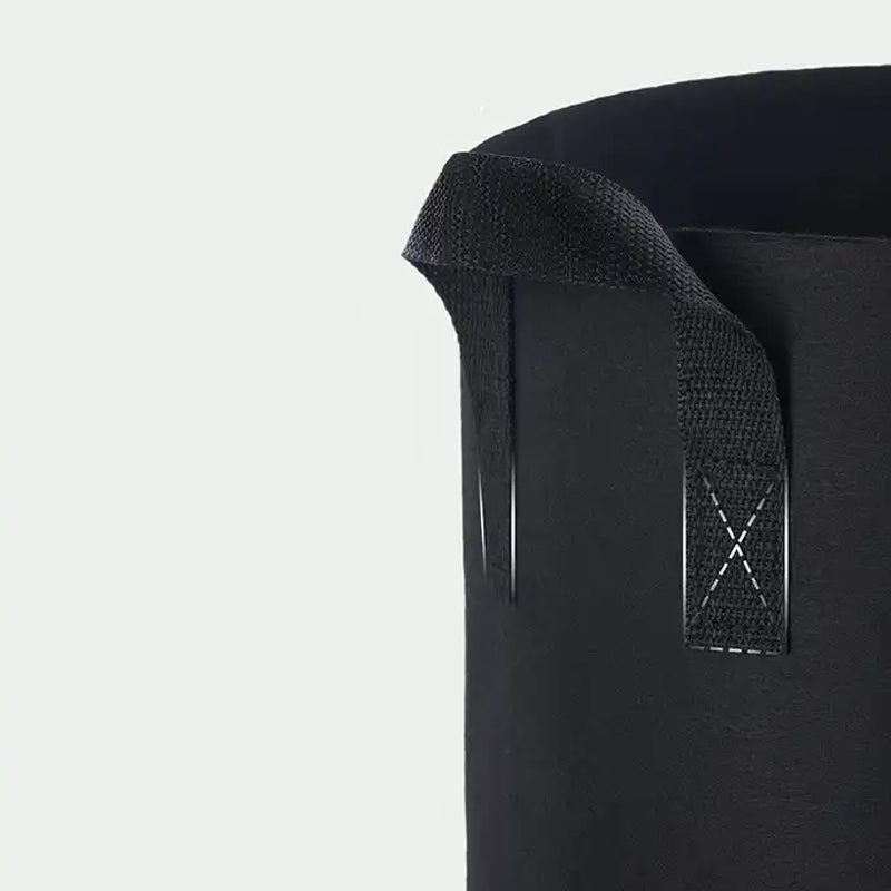 Pack of 10 Fabric Breathable Grow Pots Planter Bags with Handle