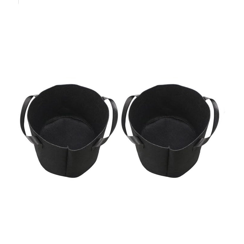 Pack of 10 Fabric Breathable Grow Pots Planter Bags with Handle