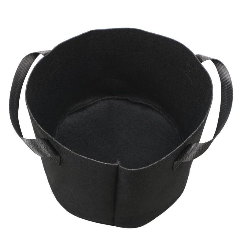 Pack of 10 Fabric Breathable Grow Pots Planter Bags with Handle