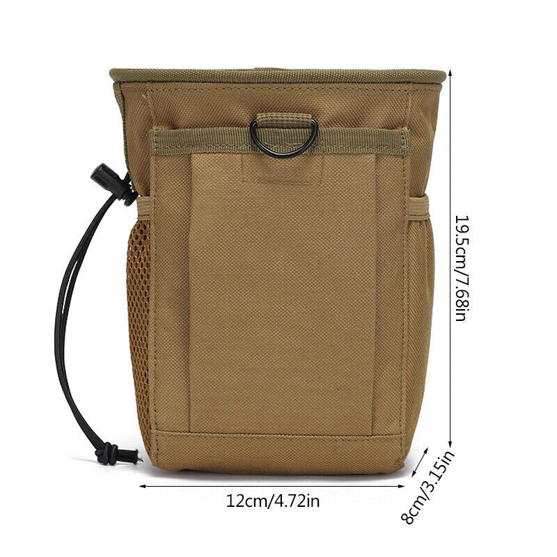 Military Style Tactical Dump Utility Pouch Bag for Ammo, Hunting, Hiking and Other Outdoor Activities