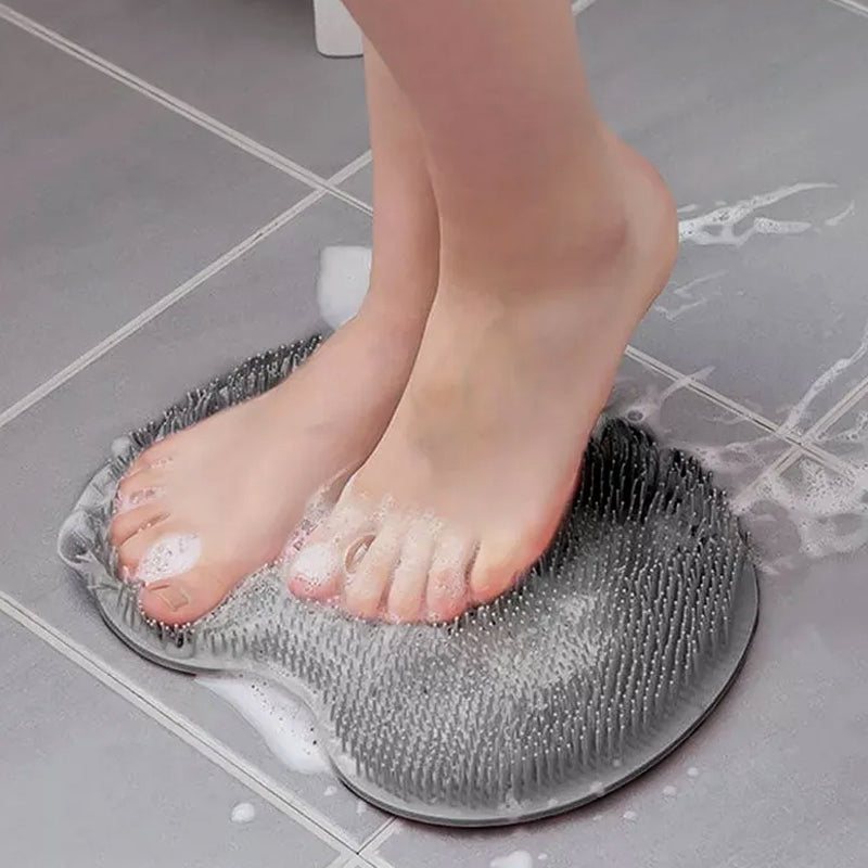 Bath Shower Exfoliating Silicone Massager Cleaning Mat