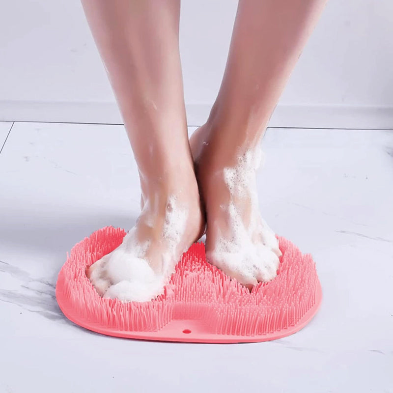 Bath Shower Exfoliating Silicone Massager Cleaning Mat