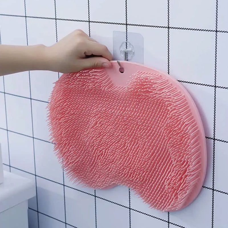 Bath Shower Exfoliating Silicone Massager Cleaning Mat