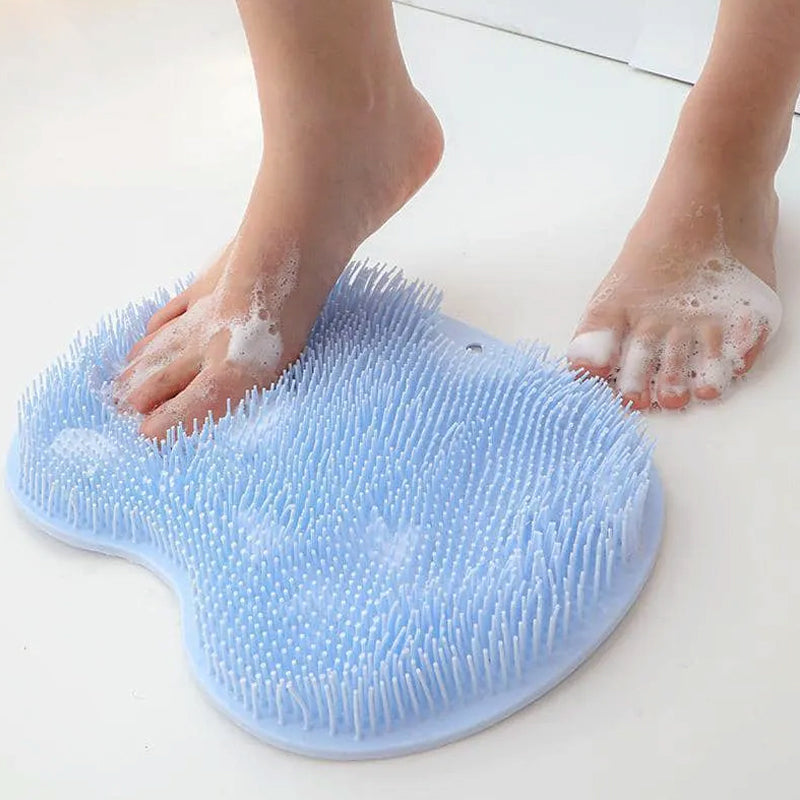 Bath Shower Exfoliating Silicone Massager Cleaning Mat