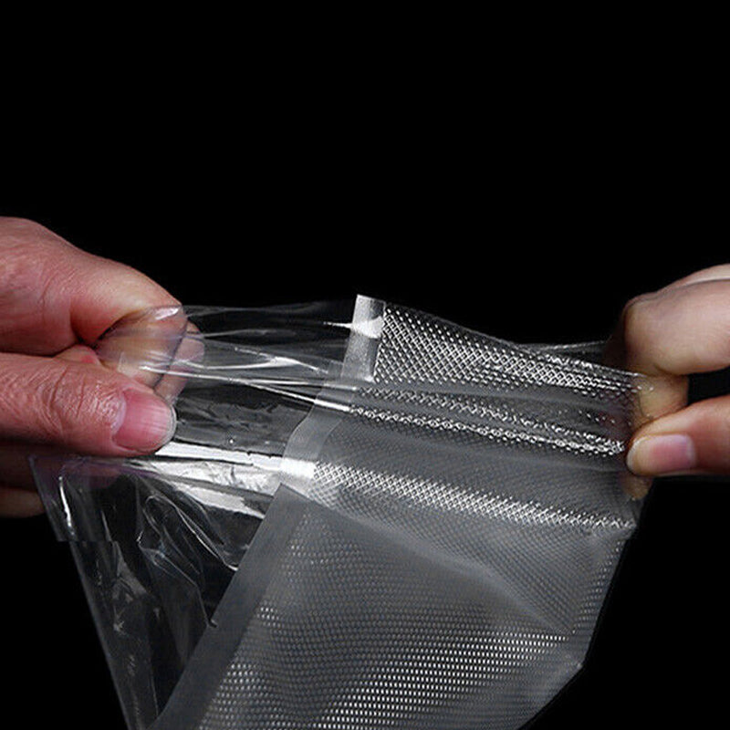 100pcs Clear Food Grade Pre-Cut Food Saver Vacuum Sealer Bags