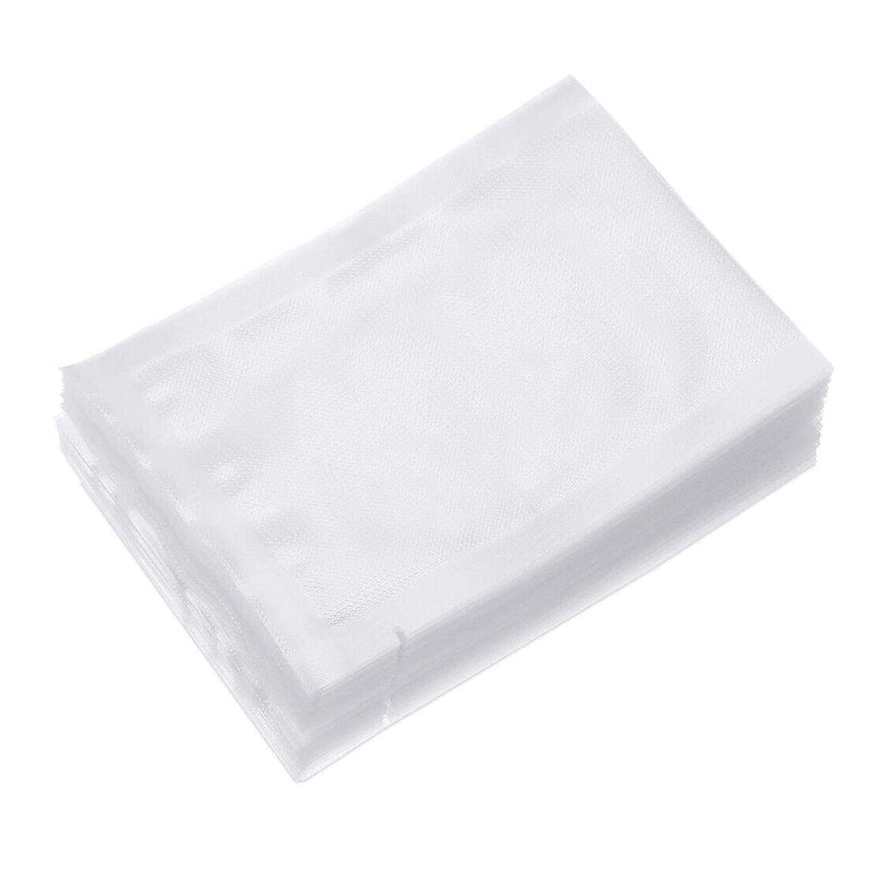 100pcs Clear Food Grade Pre-Cut Food Saver Vacuum Sealer Bags