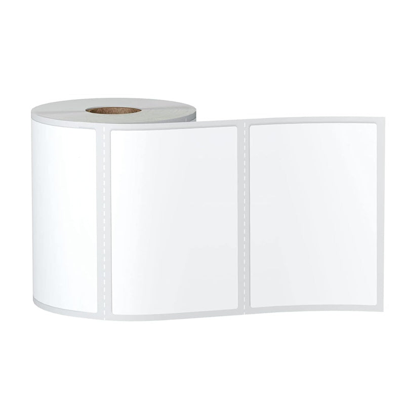 1/5 Roll 100x150mm Multipurpose Direct Labels Thermal Paper Rolls for Shipping