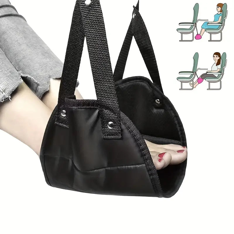 Office Hanging Adjustable Simple Leg Hammock Travel Rest Foot Pad