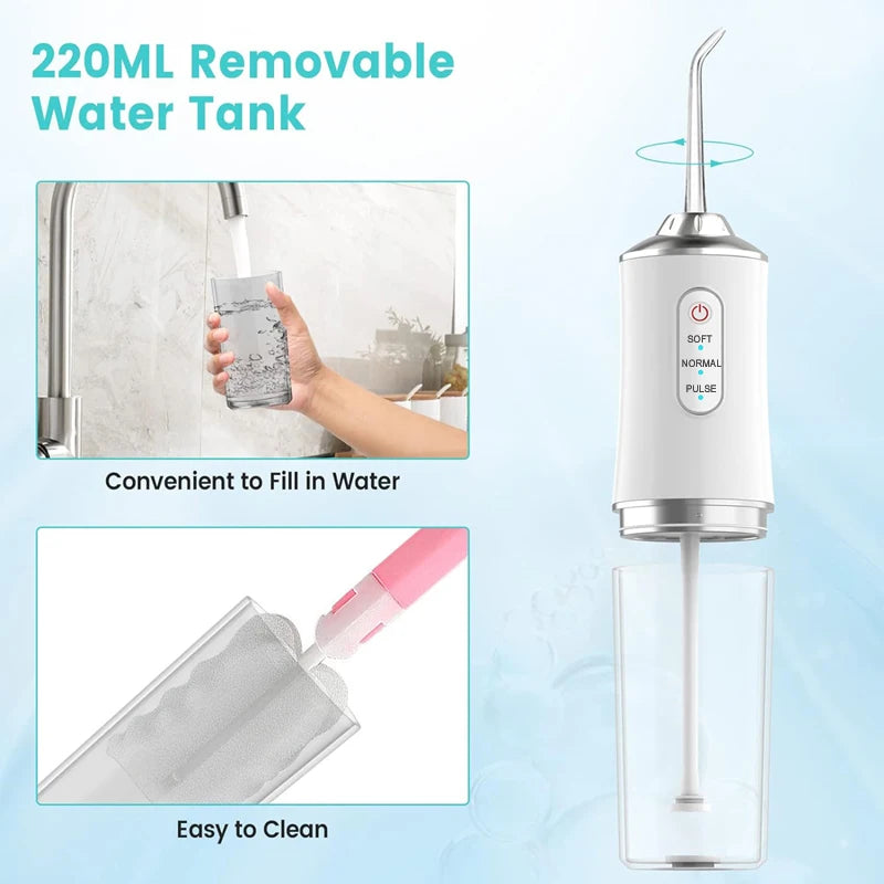 Portable Dental Water Flosser Oral Irrigator