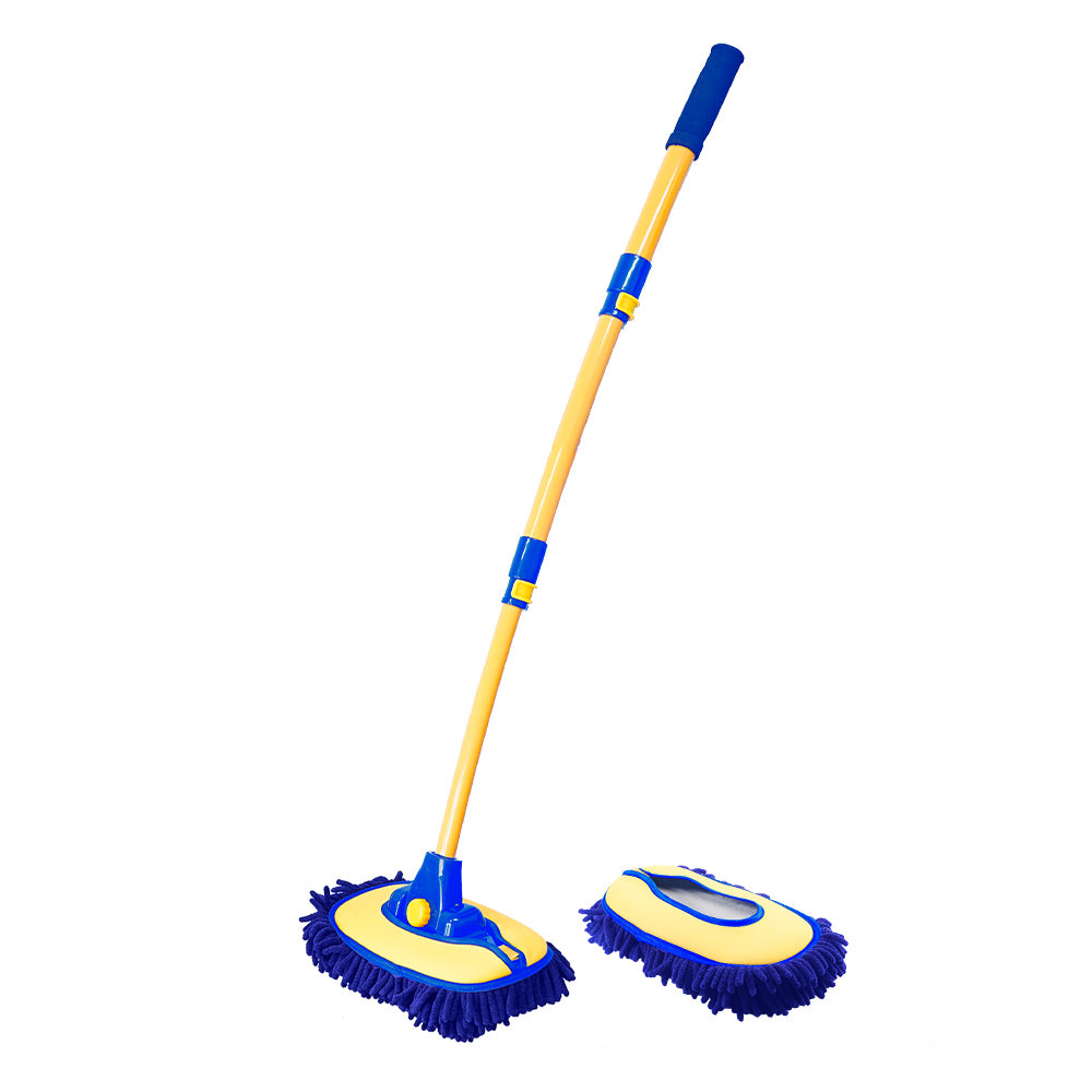 Super Absorbent Telescopic Long Handle Mop Chenille Broom