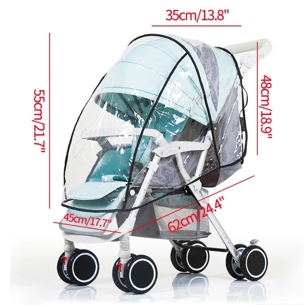 Universal Transparent Stroller Rain Cover