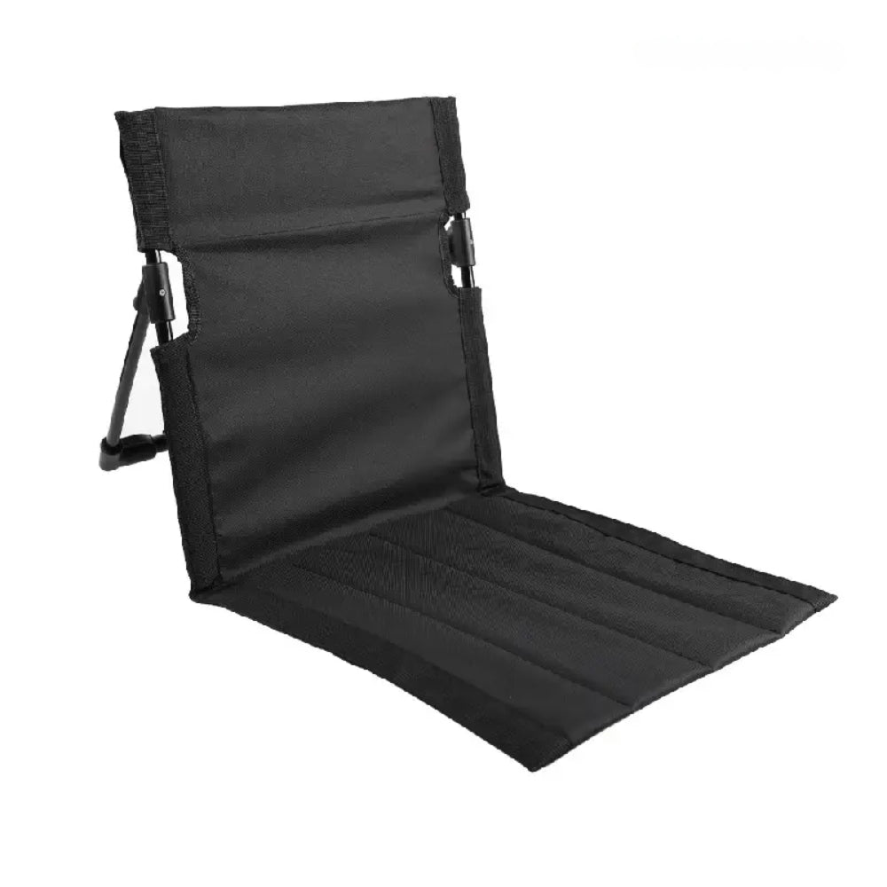 Foldable Camping Chair Outdoor Garden Park Single Lazy Chair Backrest Cushion