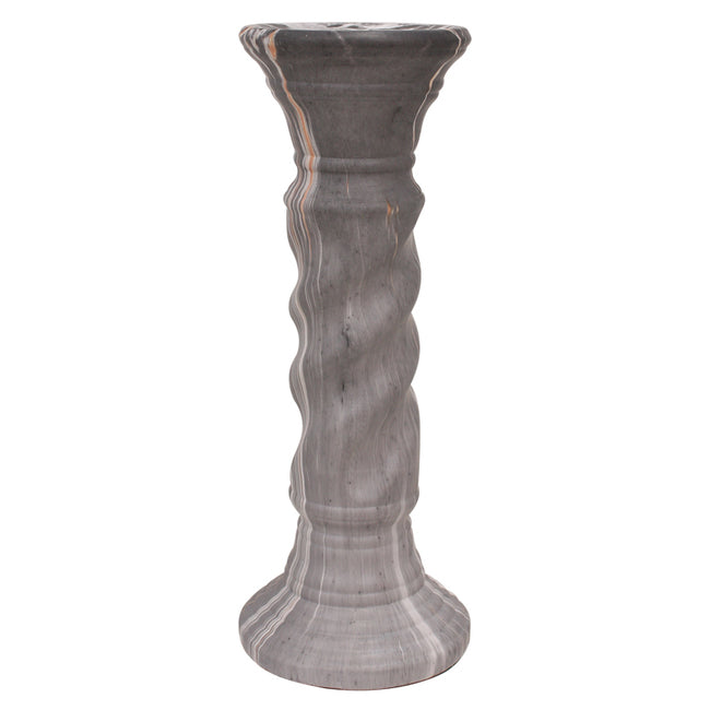Marble Look Candle Holder 31cm Ceramic Decorative Home Accent