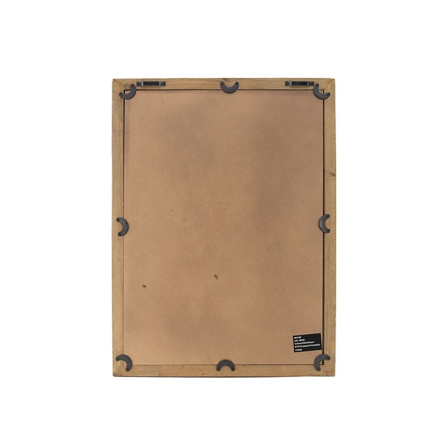 Botanical Wall Décor Set of 4 Frames 40x53cm Natural Wood Leaf Prints