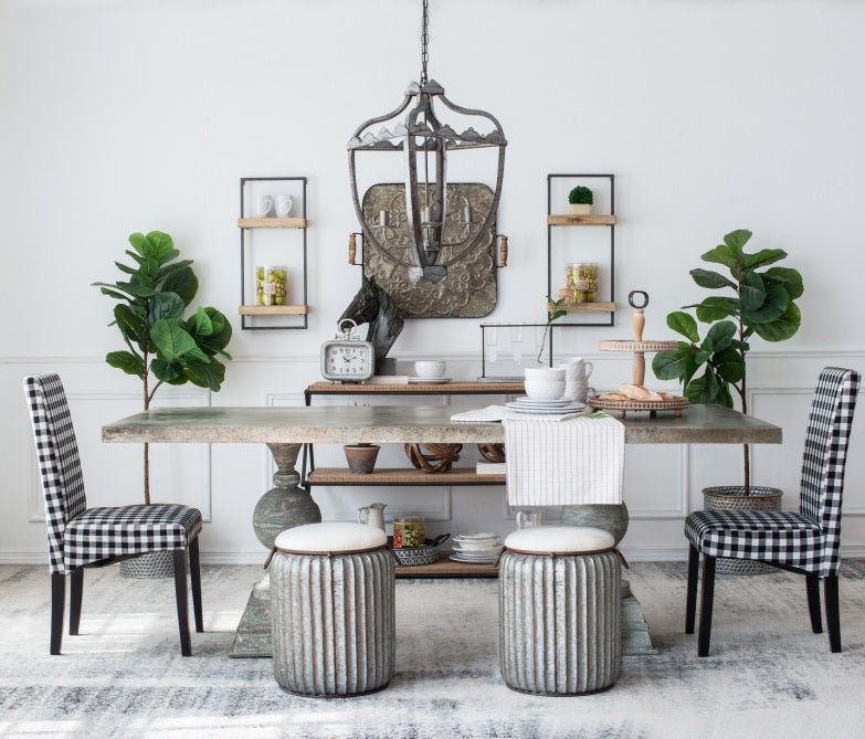 Horse Head Statue on Base Dark Polyresin Sculpture - 40 cm