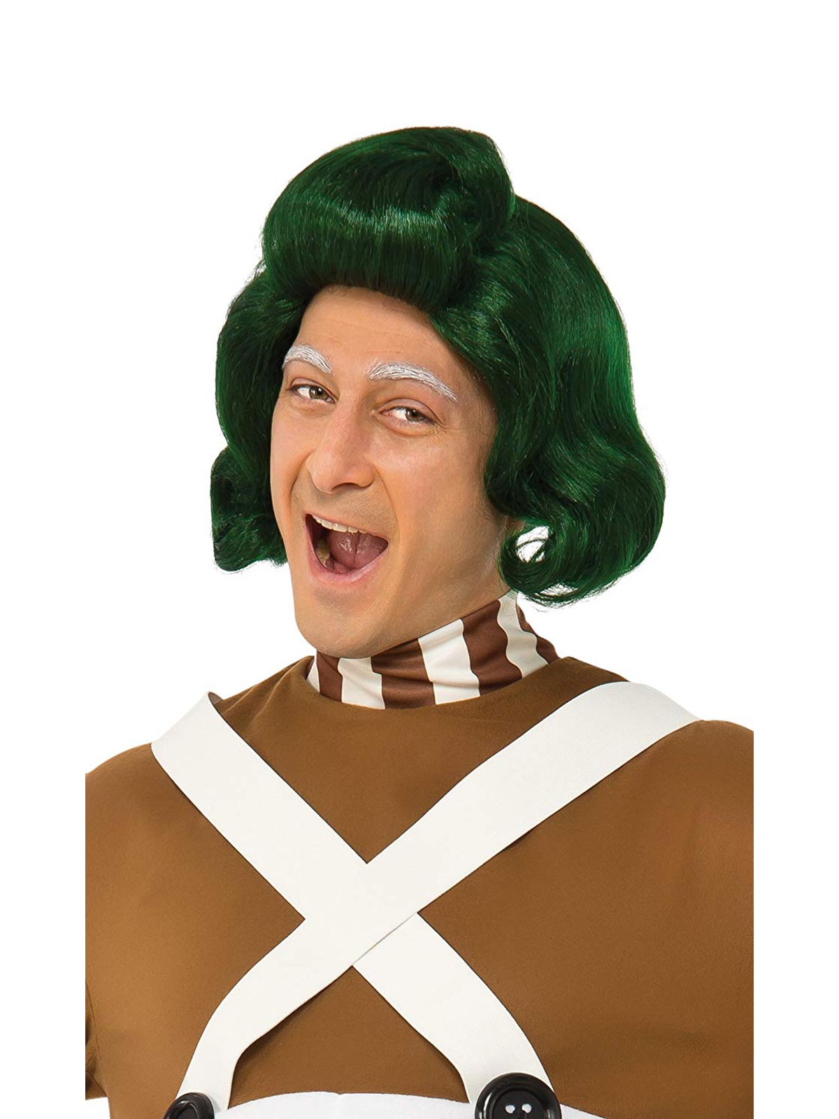 Oompa Loompa Wig for Adults – Official Licensed Willy Wonka Costume Accessory, Green Colour