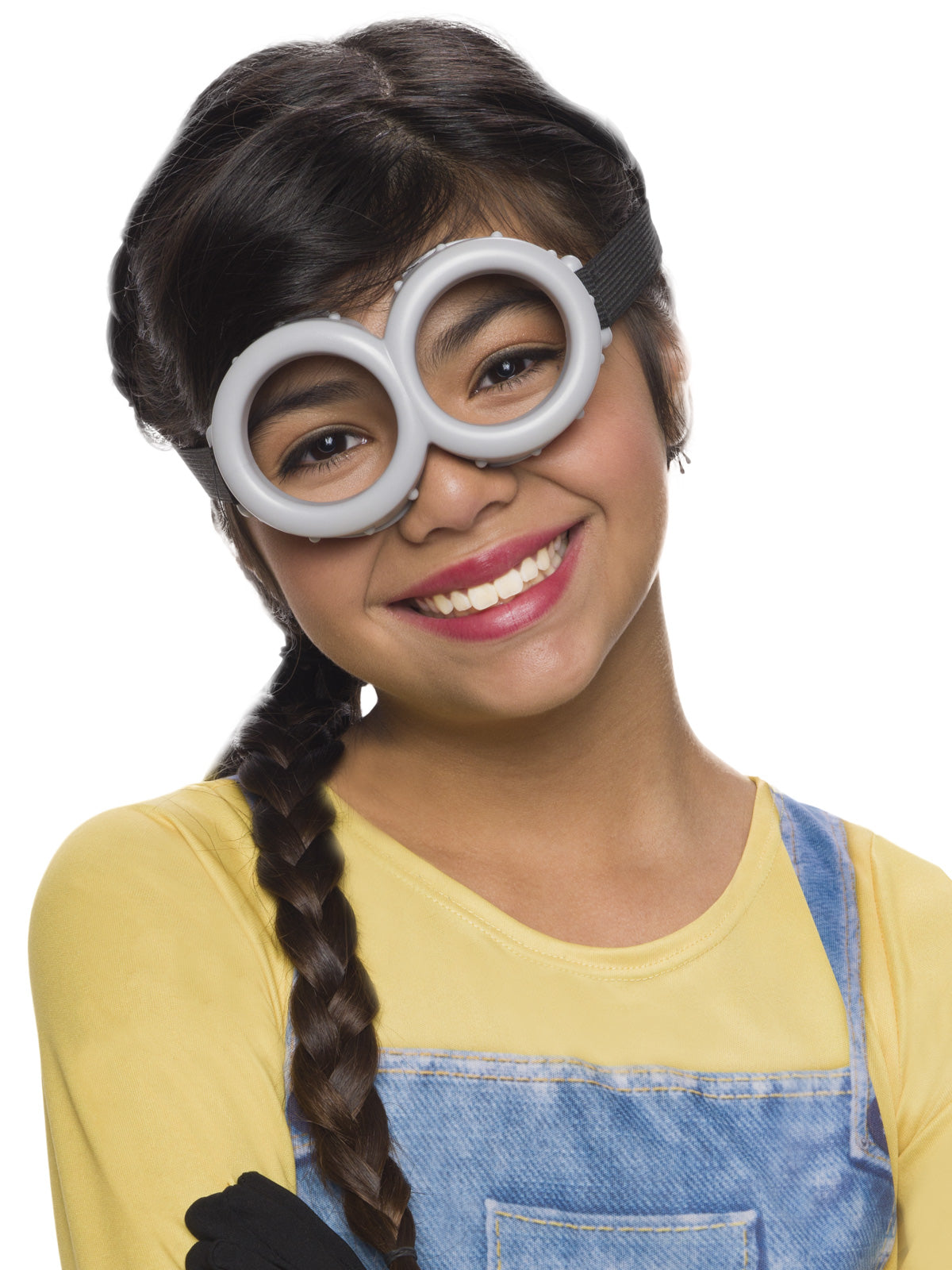 Despicable Me Minions Grey Plastic Goggles with Elastic Strap – One Size Fits Most