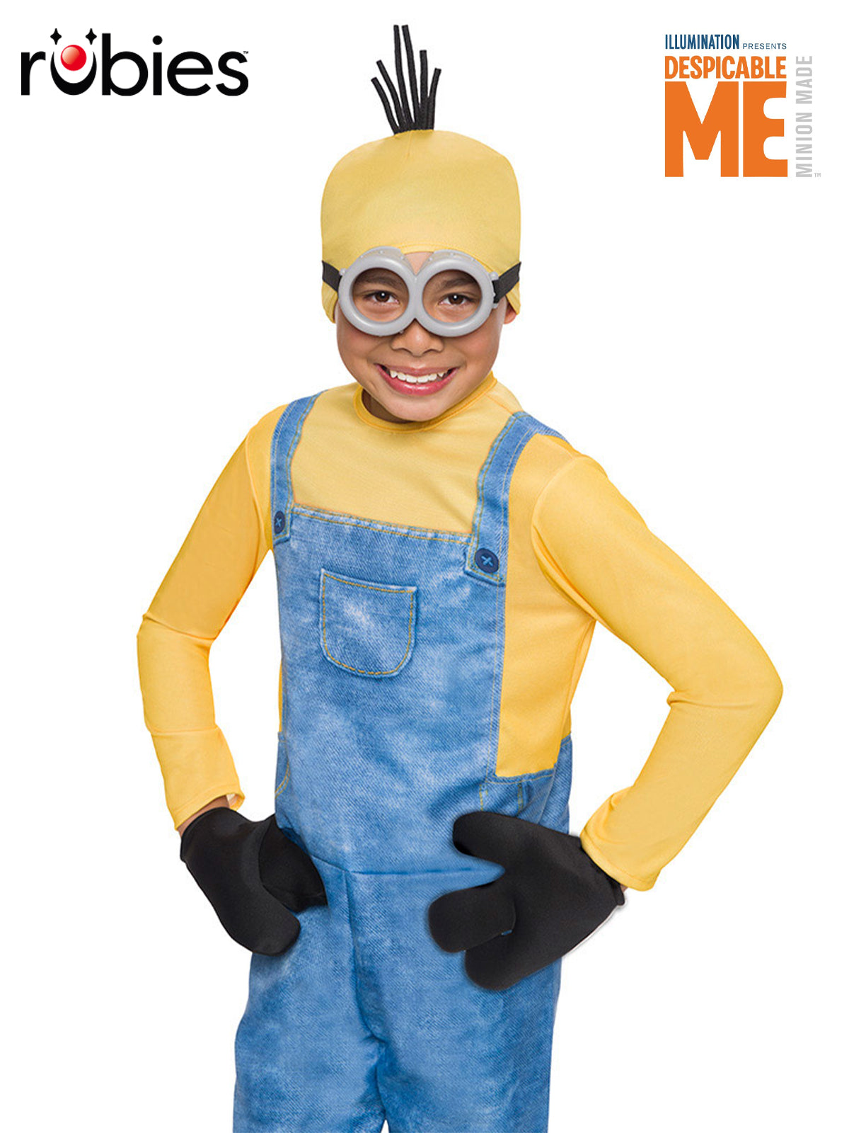 Despicable Me Minions Grey Plastic Goggles with Elastic Strap – One Size Fits Most