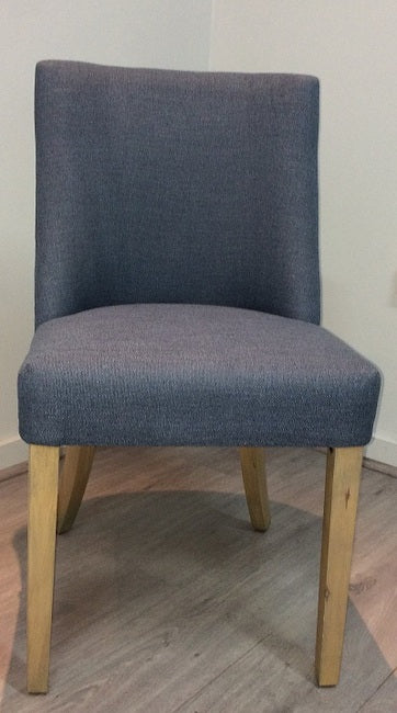 Ophelia Dining Chair Denim Blue – Modern Upholstered Accent Chair for Dining Room