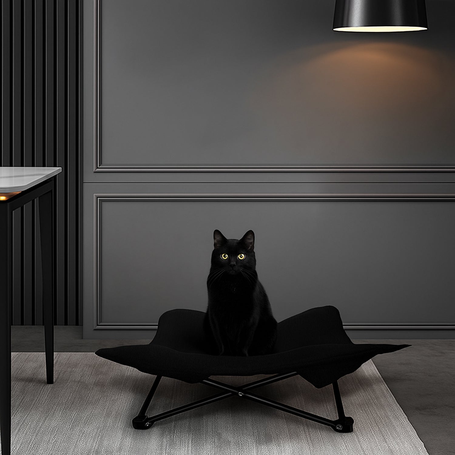 PupLily Elevated Dog Bed – Foldable Cot with Padded Topper & Bag, for Large Pets