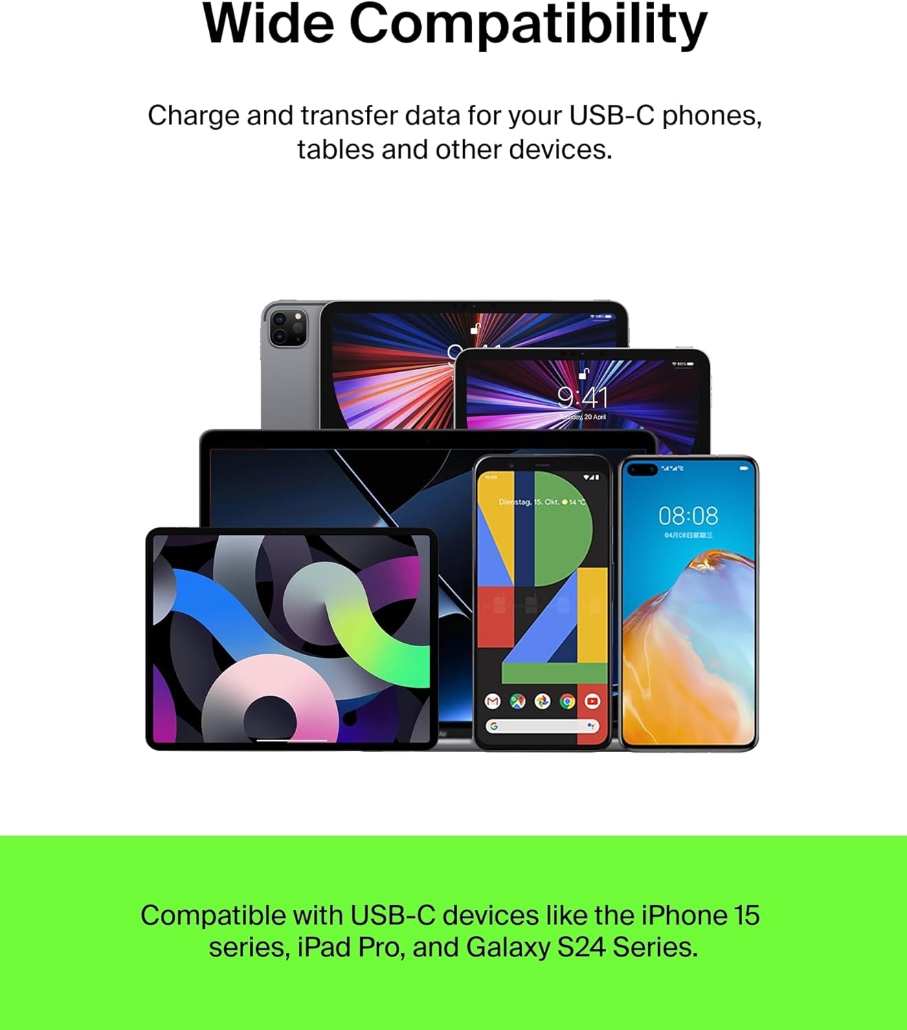 Belkin BoostCharge 2M Braided USB-C to USB-A Cable - Black