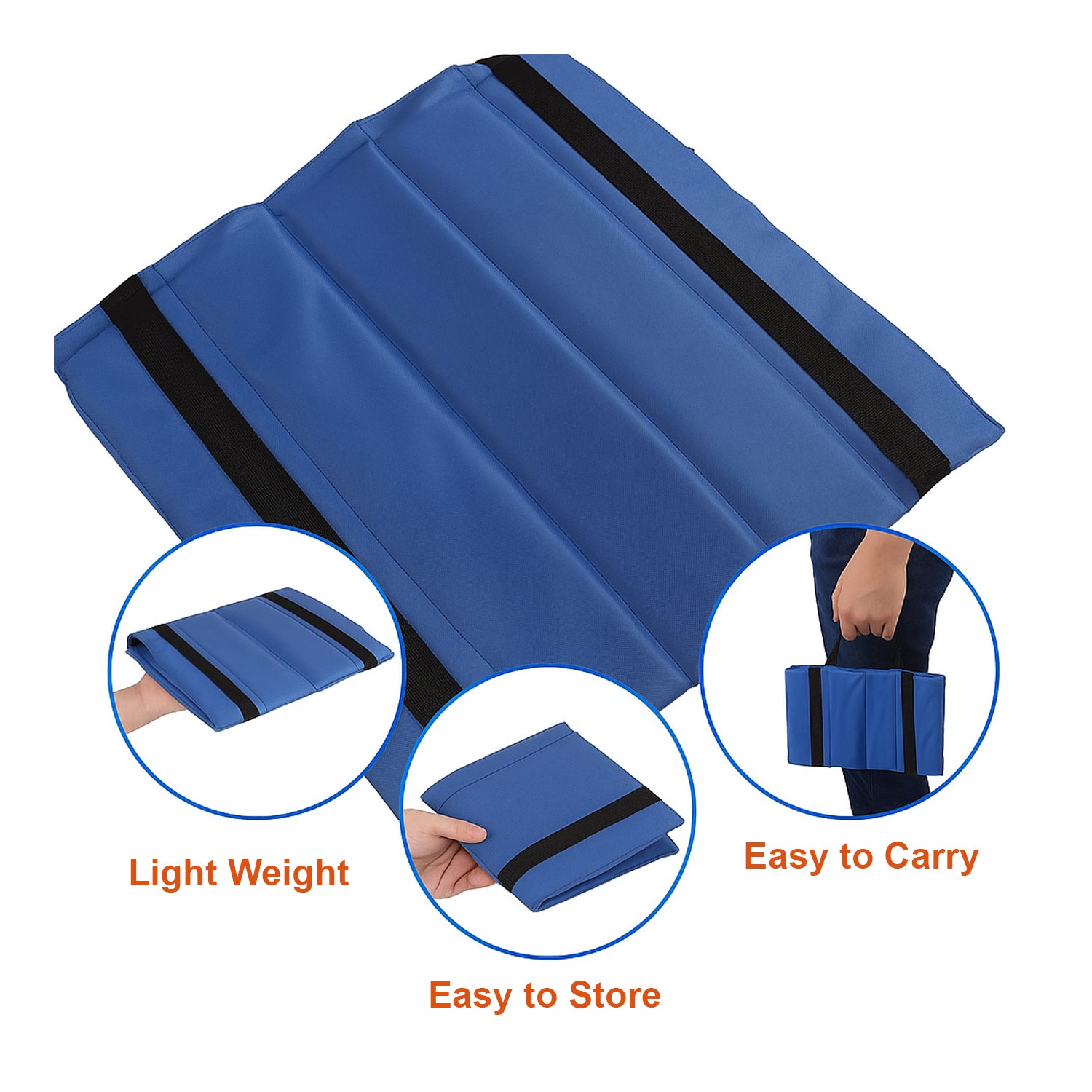 Vagooz Portable Stadium Seat Cushion – Foldable, Padded & Water-Resistant