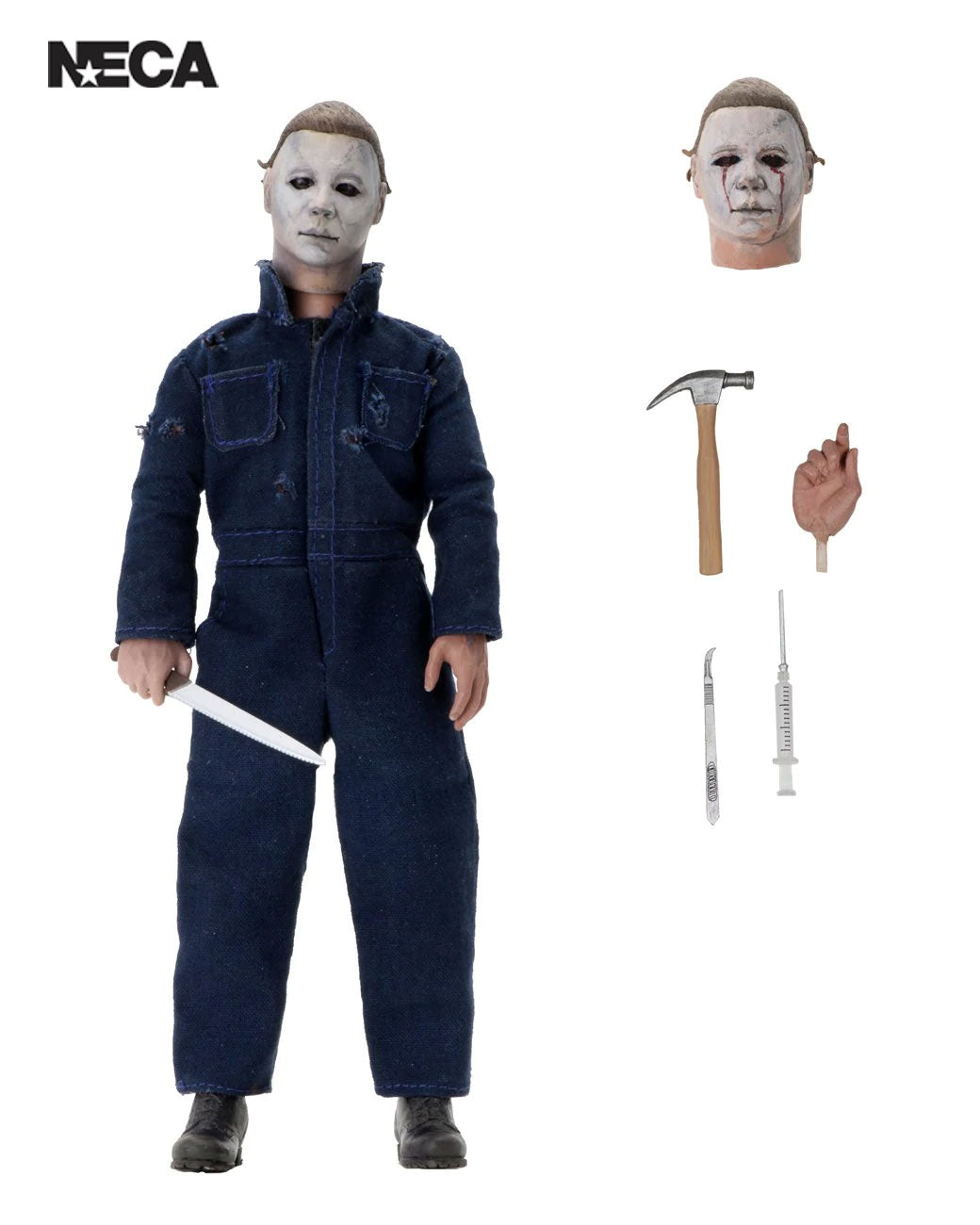 Halloween II Michael Myers 8" Clothed Action Figure with Accessories