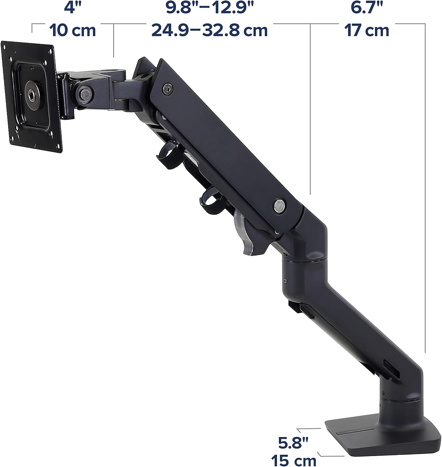 Ergotron HX Desk Monitor Arm with HD Pivot Matte