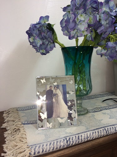 Butterfly Photo Frame 4x6 Inch Decorative Picture Frame for Home or Gift