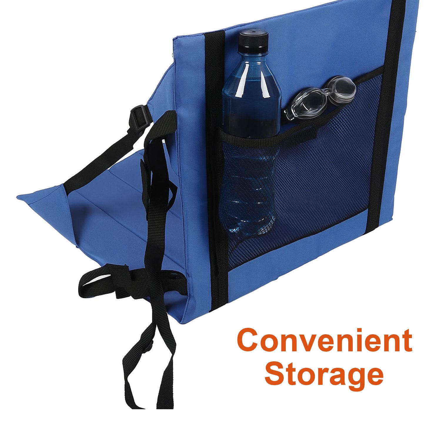 Vagooz Portable Stadium Seat Cushion – Foldable, Padded & Water-Resistant