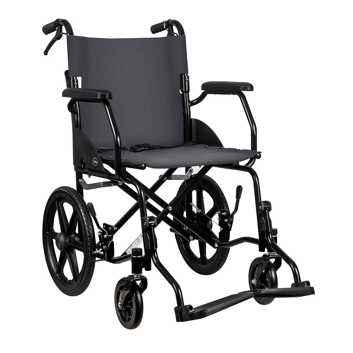 Classic Transit Wheelchair - Aqua/ Black